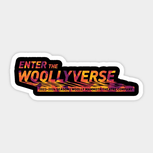 Woollyverse Logo Paint 7 Sticker by Woolly Mammoth Theatre Company